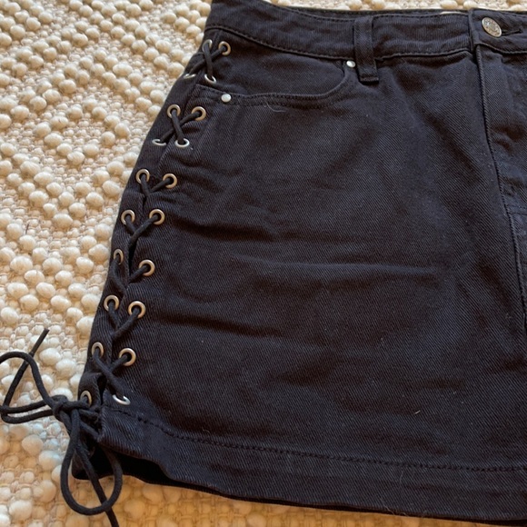 PacSun black denim skirt !! - Picture 3 of 8